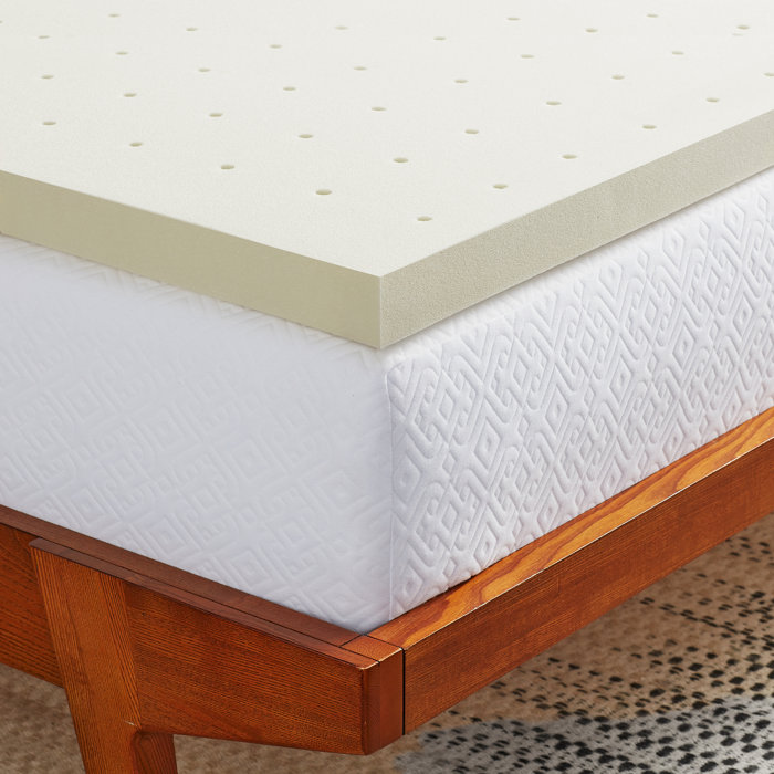 White Noise 2" Polyurethane Foam Mattress Topper & Reviews Wayfair
